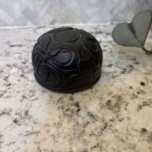 Owen Irish Turf Craft Bally Shannon Ireland Black Paperweight Swan‎ Duck Bird